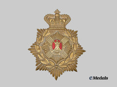 A Victorian Royal Scots Helmet Plate
