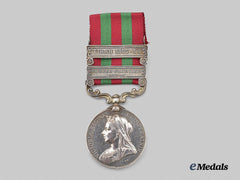 United Kingdom. An India Medal to Sub Conductor F. Donlan, Ordnance Department