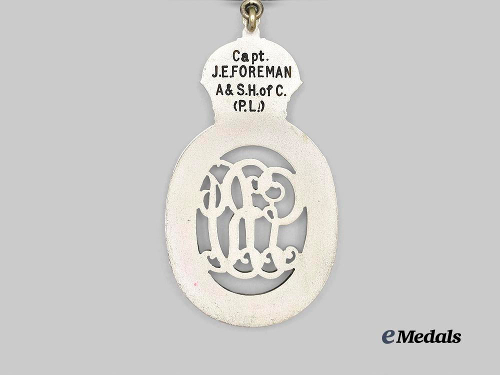 united_kingdom._a_colonial_auxiliary_forces_decoration_to_captain_foreman,_argyll_and_sutherland_highlanders_of_canada(_princess_louise’s),_in_case_e_medals__g_b8279_8