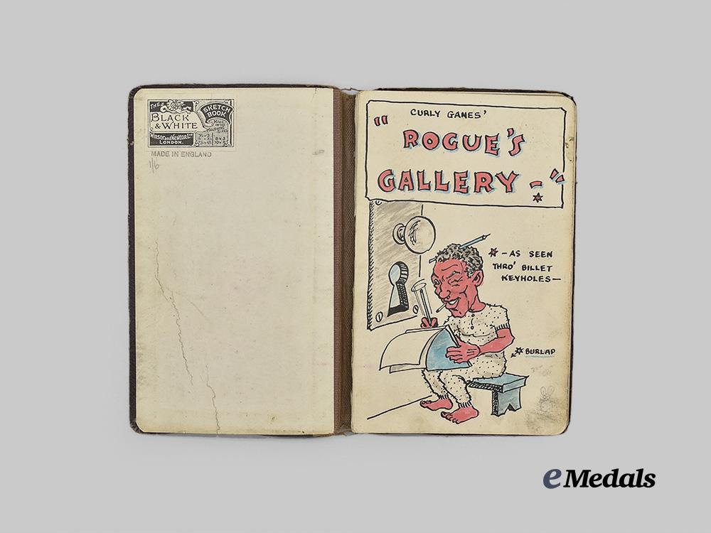 united_kingdom._a_mixed_lot_of_ephemera_including_a_unique1943_sketchbook_e_medals__g_b8300_11