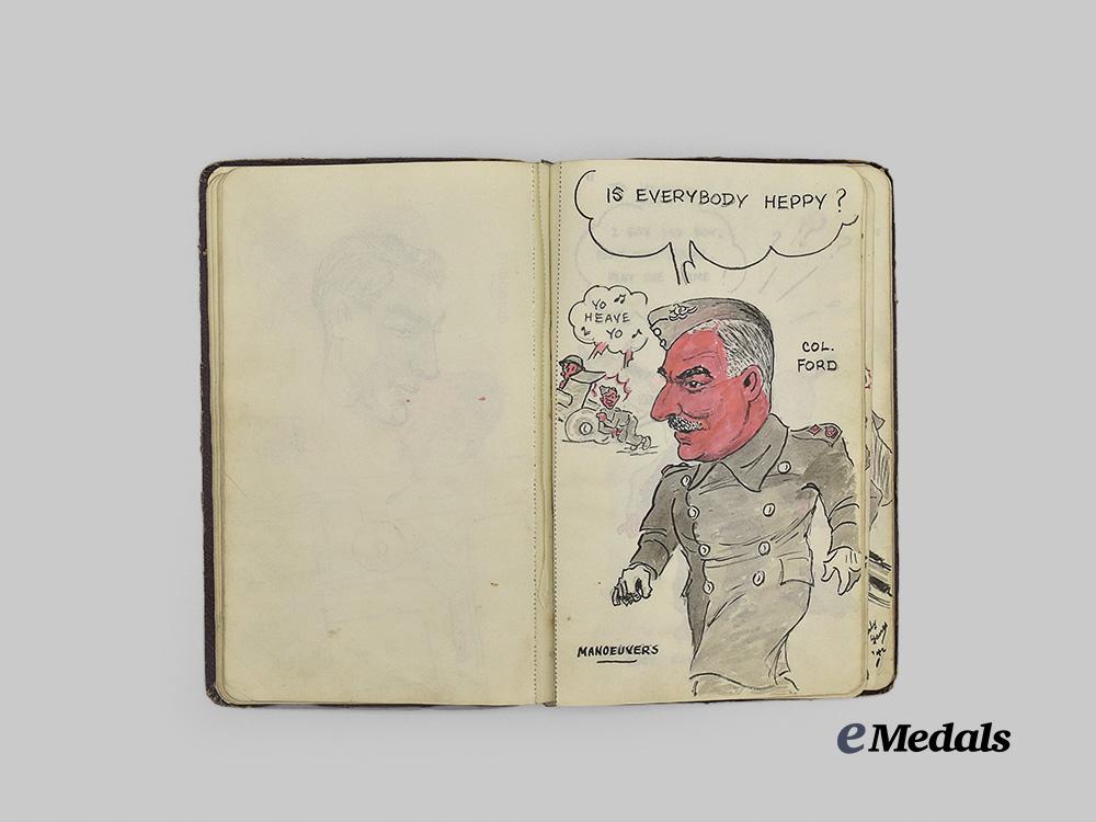 united_kingdom._a_mixed_lot_of_ephemera_including_a_unique1943_sketchbook_e_medals__g_b8300_12