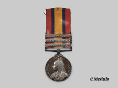 United Kingdom. A Queen’s South Africa Medal, to Pte. Ward, Manchester Regiment