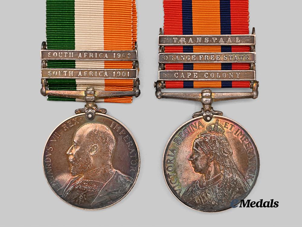 united_kingdom._an_early_issue_queen’s_south_africa_and_king’s_south_africa_medal_to_pt._keeley,_p_o_w,1901_e_medals__g_b8318_3