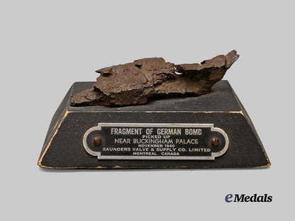 united_kingdom._a_german_bomb_fragment_on_plaque_e_medals__g_b8338_3
