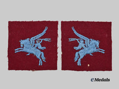 United Kingdom. A Pair of Second War Airborne ‘Pegasus’ Patches