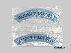 United Kingdom. A Pair of Glider Pilot Regiment Shoulder Flashes