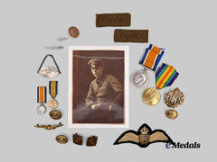 United Kingdom. A First War Group to Lieutenant Baker, RAF