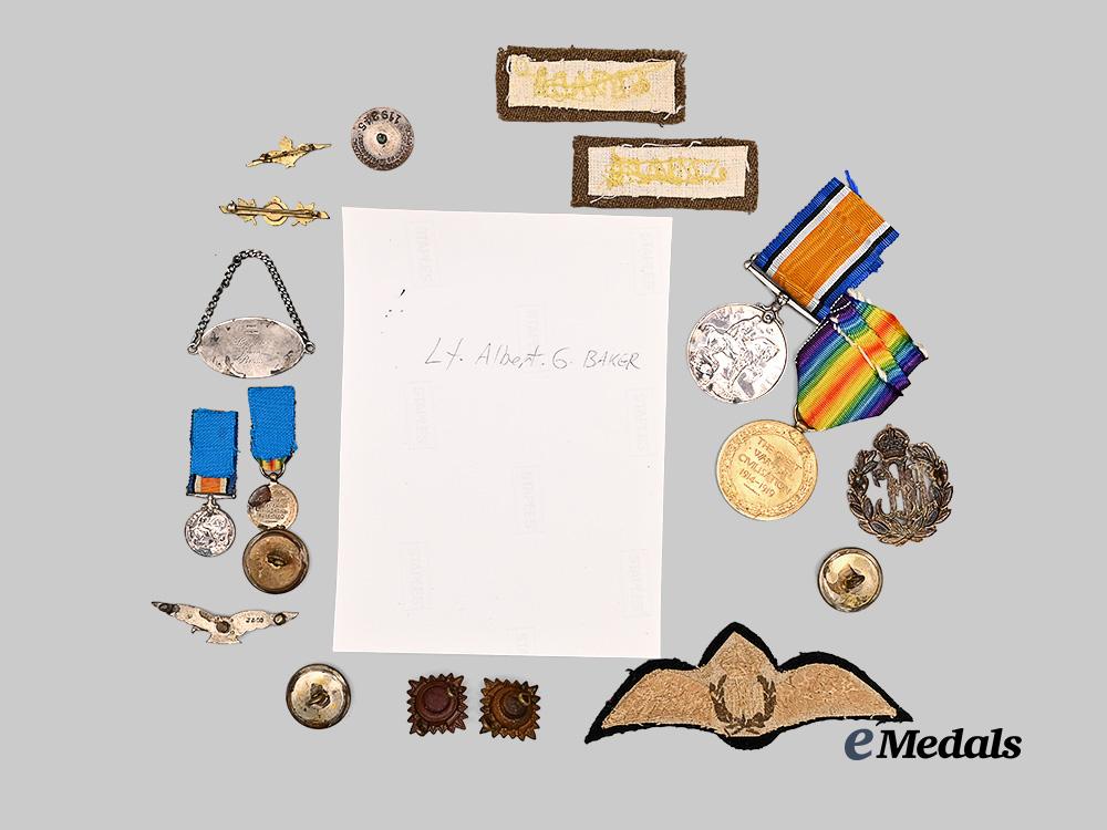 united_kingdom._a_first_war_group_to_lieutenant_baker,_r_a_f_e_medals__g_b8381_4