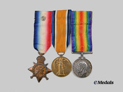 United Kingdom. A First War Trio to Pte. Gibbons, 3rd Dragoon Guards