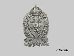 United Kingdom. A Galloway Rifle Volunteers Scottish Cap Badge