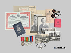 United Kingdom. A Second War British Medal Group to RO Flight Sergeant Blair, RAF