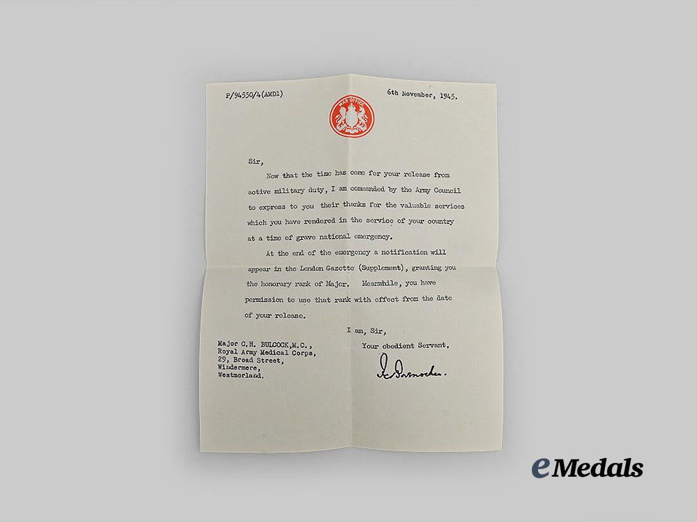 united_kingdom._a_military_cross_and_documents_to_major_c._h._bulcock,_gallantry_at_wytchaert_messines_ridge,1917_e_medals__g_b8421_11