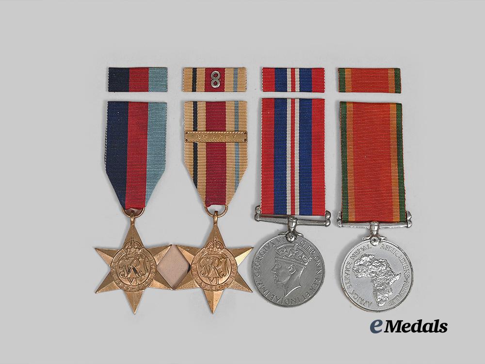 south_africa._a_framed_second_war_medal_set_e_medals__g_b8434_3