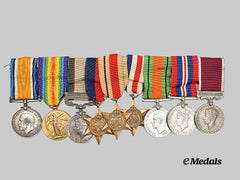 United Kingdom. A Long Service Medal Group, Royal Tank Regiment