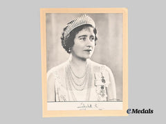 United Kingdom. A Portrait of Queen Elizabeth, 1940