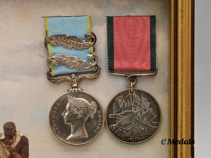 united_kingdom._a_framed_crimea_pair_to_private_william_blake,4th_light_dragoons_e_medals__g_b8499_5