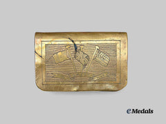 United Kingdom. A First War Engraved Matchbox Cover