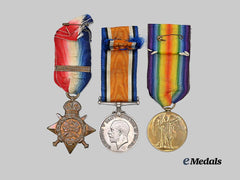 United Kingdom. A First War Trio to Pte. Whipps, 6th Dragoon Guards