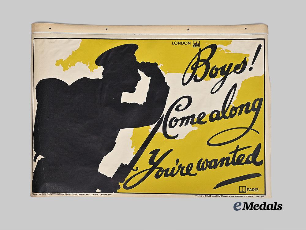 united_kingdom._a_first_war‘_boys!_come_along_you’re_wanted’_propaganda_poster_e_medals__g_b8514_2