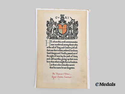 united_kingdom._a_memorial_group_to_thomas_o'_brien,6th_bat._royal_dublin_fusiliers,_salonika_k_i_a_e_medals__g_b8572_13