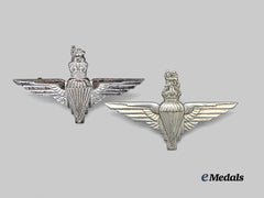 United Kingdom. A Pair of Parachute Regiment Beret Badges