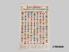 United Kingdom. A Daily Telegraphy "200 Ribbons" Poster