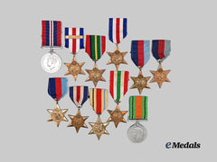 United Kingdom. A Lot of Second War Medals and Stars