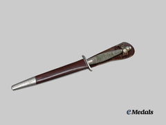 United Kingdom. A Fairbairn-Sykes Fighting Knife, First Pattern, by Wilkinson Sword