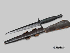 United Kingdom. A Fairbairn-Sykes Fighting Knife, Third Pattern
