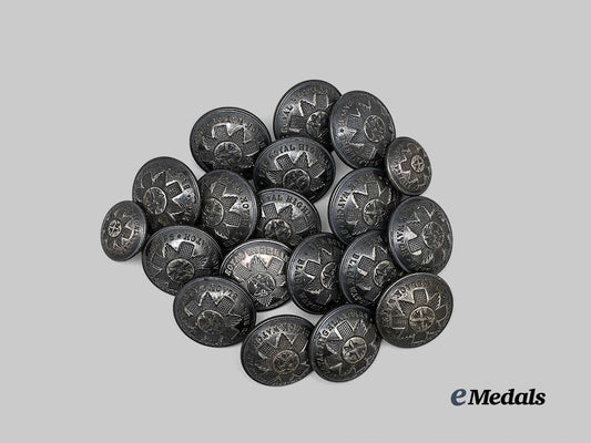 united_kingdom._a_lot_of19_first_war_black_watch_uniform_buttons_by_jennens&_co.,_london_e_medals__g_b8708_2