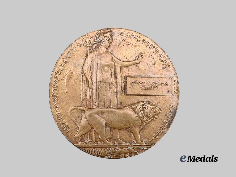 united_kingdom._a_memorial_plaque,_gunner_willott,_royal_garrison_artillery248th_siege_bty._e_medals__g_b8709_2