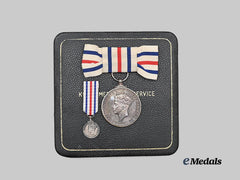 United Kingdom. A King's Medal for Courage, with Miniature