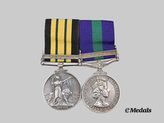 United Kingdom. A African Service Medal Pairing, Glostershires
