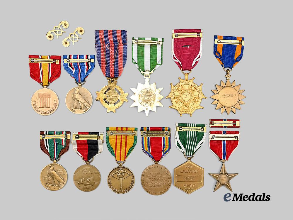 united_states._a_second_war_and_vietnam_war_group_to_col._woodford_tanner_moseley,_second_chemical_mortar_battalion,_and_chemical_advisor_to_first_r_o_k_army_in_korea_e_medals__m0041-344_7