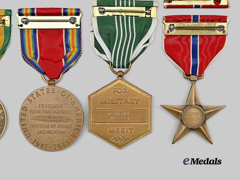 united_states._a_second_war_and_vietnam_war_group_to_col._woodford_tanner_moseley,_second_chemical_mortar_battalion,_and_chemical_advisor_to_first_r_o_k_army_in_korea_e_medals__m0041-344_8