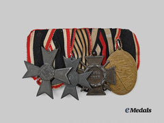 Germany, Third Reich. A Medal Bar for First and Second World War Service