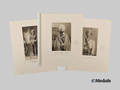 United Kingdom. A Lot of Three Portraits of Rulers of the British Raj