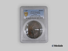 Russia, Imperial. A Treaty with Sweden Medal, 1790, Officially Graded by PCGS