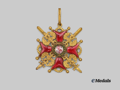 russia,_imperial._an_order_of_st._stanislaus,_i_i_class_cross_with_swords_by_eduard,_c.1916_e_medals__m0332-32_2
