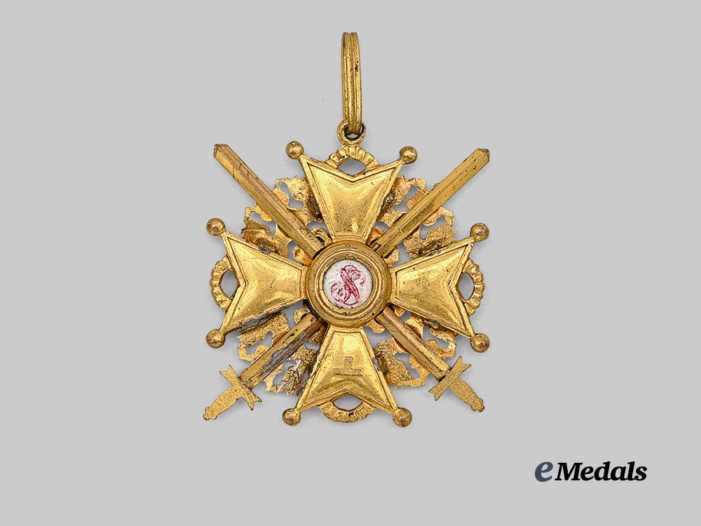 russia,_imperial._an_order_of_st._stanislaus,_i_i_class_cross_with_swords_by_eduard,_c.1916_e_medals__m0332-32_4