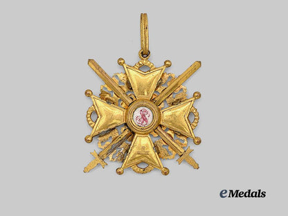 russia,_imperial._an_order_of_st._stanislaus,_i_i_class_cross_with_swords_by_eduard,_c.1916_e_medals__m0332-32_4