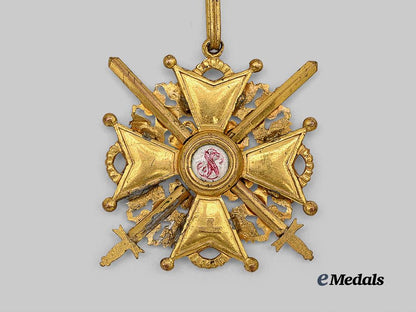 russia,_imperial._an_order_of_st._stanislaus,_i_i_class_cross_with_swords_by_eduard,_c.1916_e_medals__m0332-32_5
