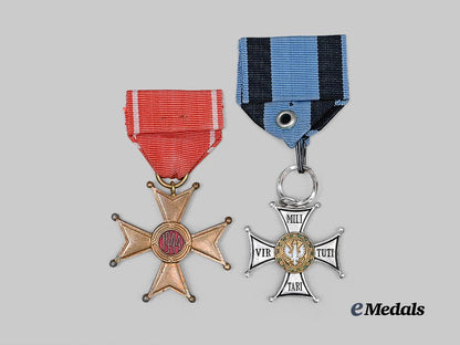 poland,_republic._an_order_of_polonia_restituta,_knight_and_an_order_of_virtuti_militaria,_v_class_e_medals__m0332-59_4