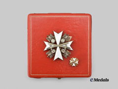 Germany, Third Reich. An Order of the German Eagle, II Class Merit Cross with Swords and Case, by Gebrüder Godet