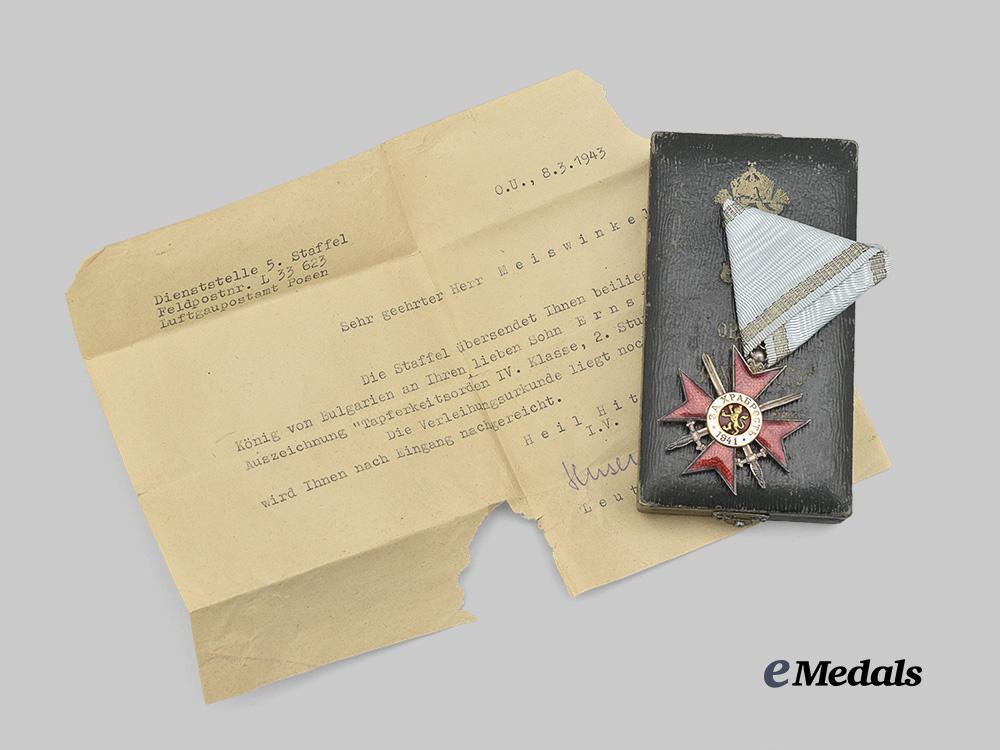 bulgaria,_principality._a_military_order_of_bravery,_i_v_class_to_herr_ernest_meiswinkel_e_medals__m0366-10_4