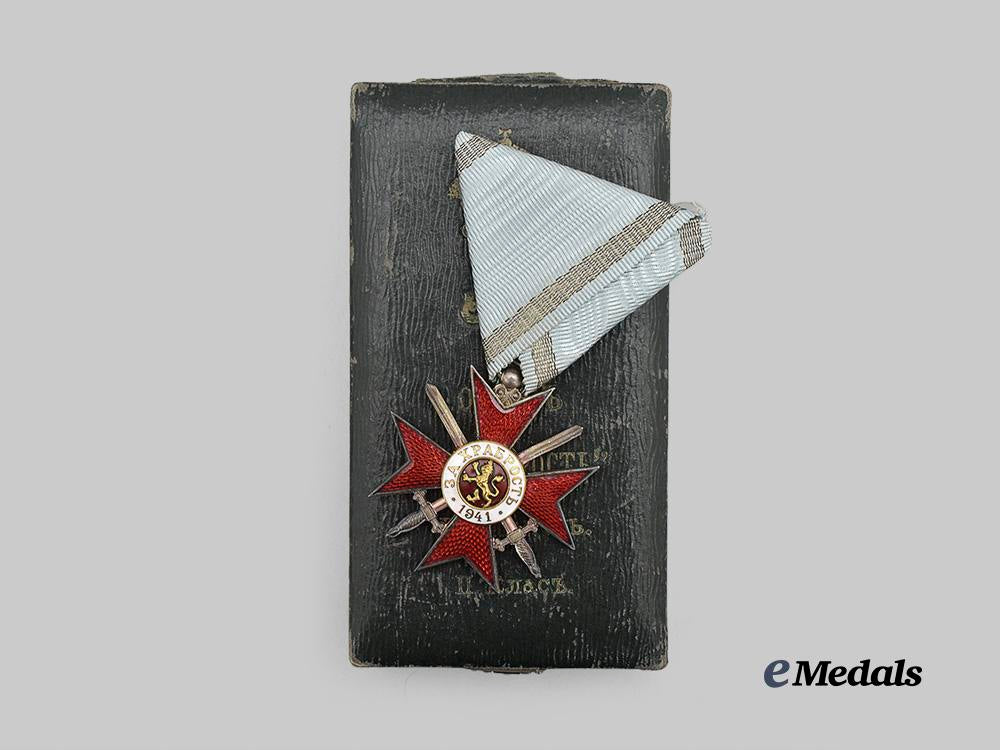 bulgaria,_principality._a_military_order_of_bravery,_i_v_class_to_herr_ernest_meiswinkel_e_medals__m0366-10_6