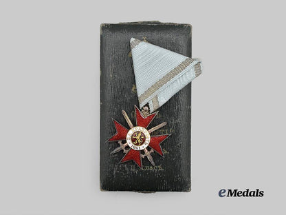 bulgaria,_principality._a_military_order_of_bravery,_i_v_class_to_herr_ernest_meiswinkel_e_medals__m0366-10_6