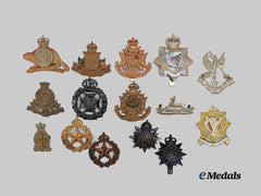 Canada. A Lot of Fifteen Quebec Based Regimental Badges