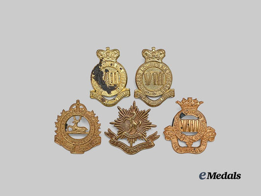 canada,_commonwealth._a_lot_of_five_new_brunswick_based_regimental_badges_e_medals__m0390-8_a_2