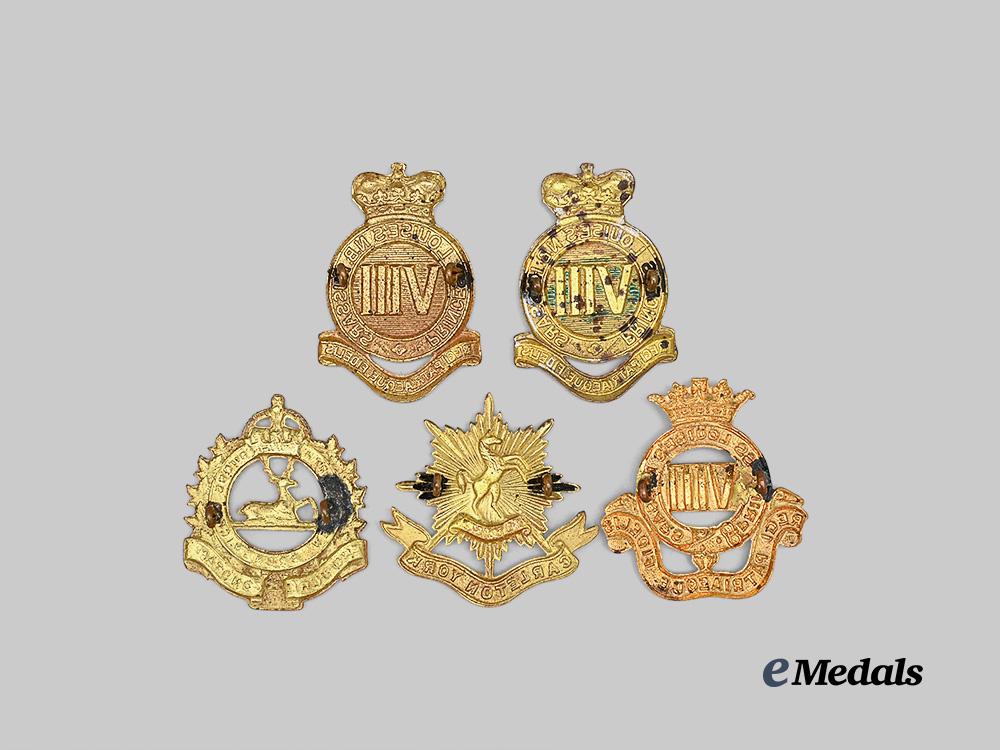 canada,_commonwealth._a_lot_of_five_new_brunswick_based_regimental_badges_e_medals__m0390-8_a_3